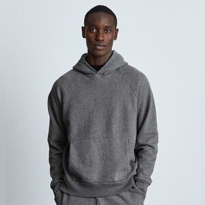 Everlane NWT The Track Pull Over Hoodie Organic Cotton Size Medium in Grey
